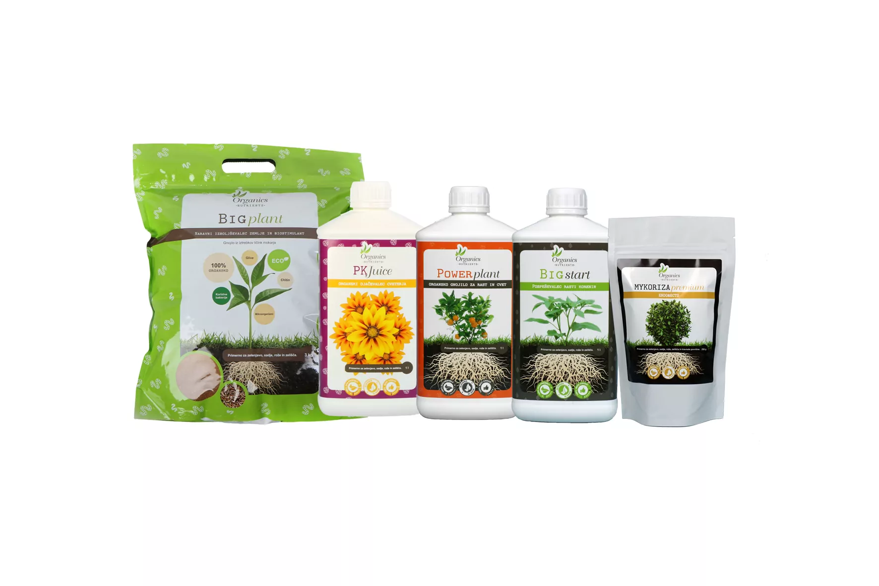 Набор Organics Nutrients Starter Kit от магазина GrowMix